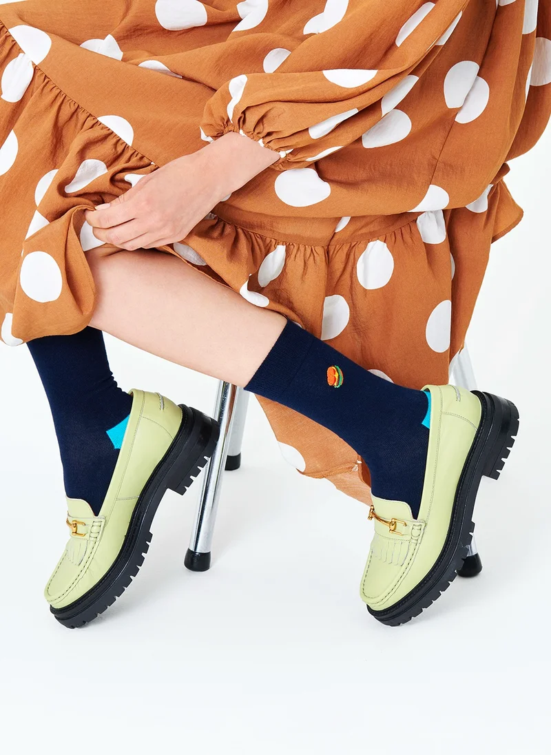 هابي سوكس EMBROIDERY HAMBURGER SOCK