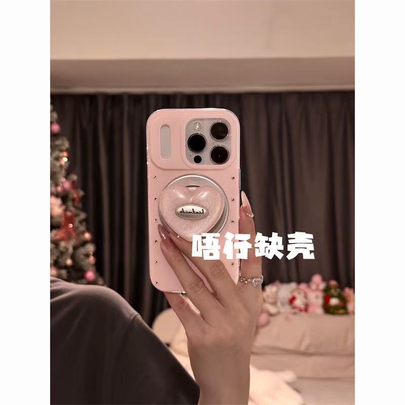 غطاء MagSafe لـ باللون Blue White Gradient Polka Dot مغناطيسي iPhone 16 / 16 Plus / 16 Pro / 16 Pro Max مع تصميم مزدوج الطبقات ومغناطيس قوي مع مقاوم للصدمات مع حماية من السقوط - Image 3