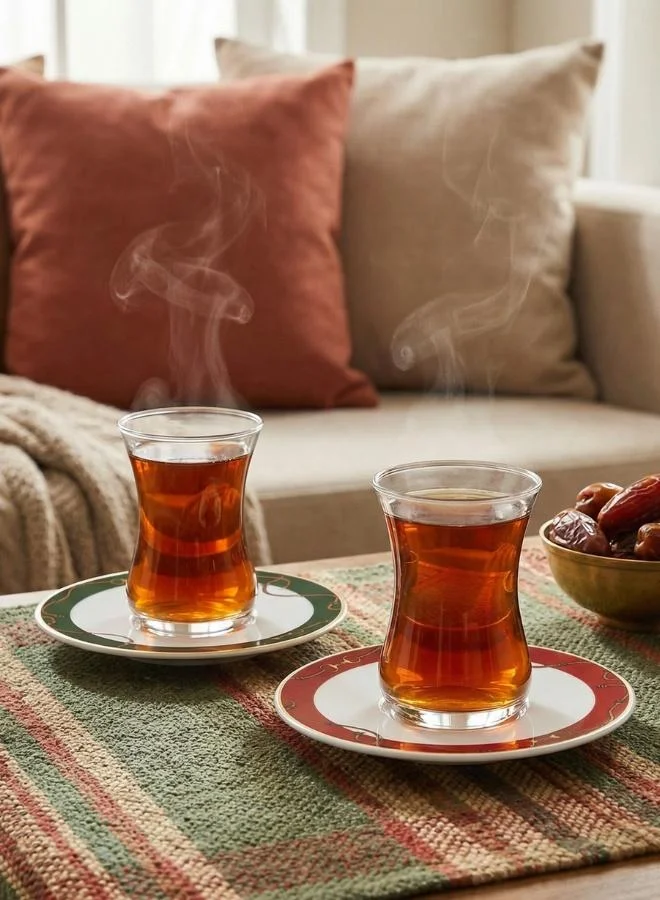 Silsal Set of 2 Fares Istikanahs & Saucers