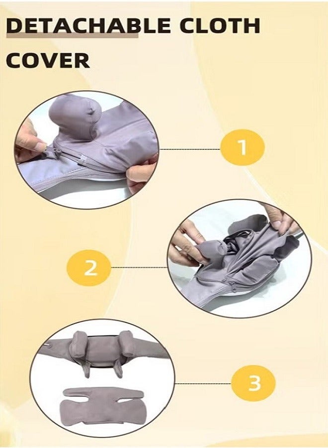 Mini Kneading Neck Massager Shoulder And Neck Hot Compress Massager Trapezius Massage Free Hands - Image 5