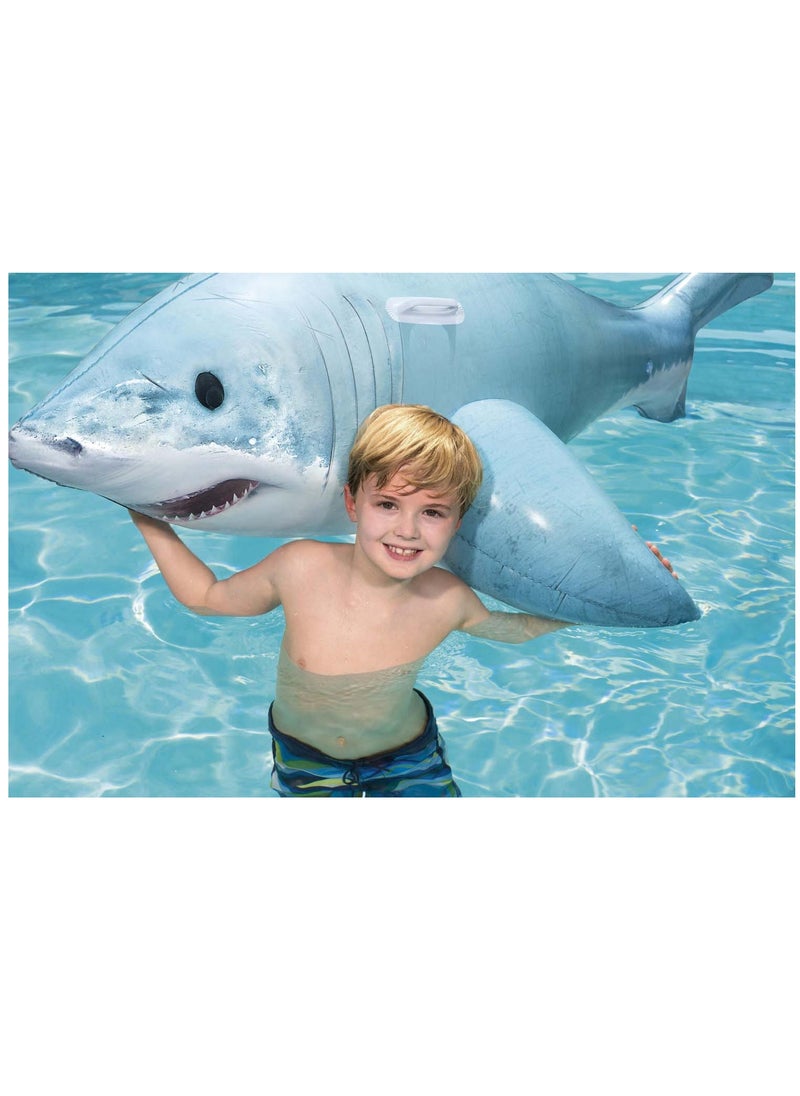 Bestway - Bestway Realistic Shark Kids Rider Pool Float - Image 1