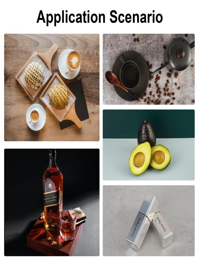 Meking Product Photography Backdrops Kit for Food Photography - 9 Double-Sided Background Paper with 18 Patterns - Image 3