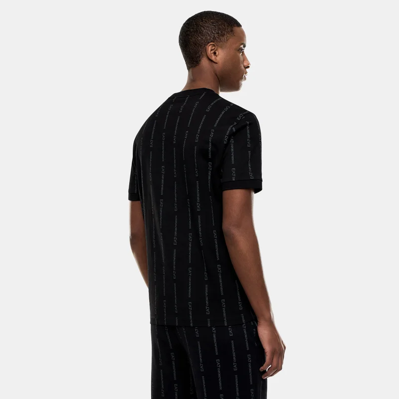 EA7 Emporio Armani Black Men's Graphic Series T-Shirt for Men | Best Price UAE