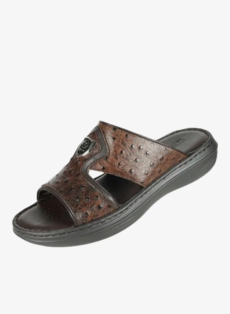 barjeel uno 008-3604 Barjeel Uno Mens Arabic Sandals 21410-60 Coffee