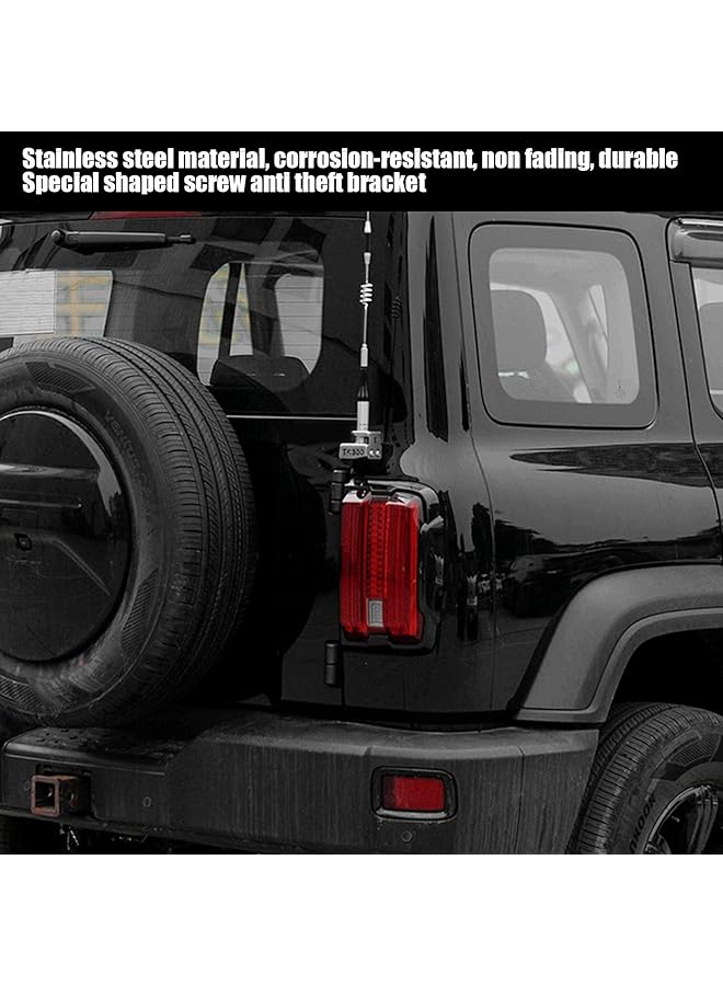 01 Antenna Base Mount, Antenna Bracket Sturdy For Tank 300(Silver) - Image 5