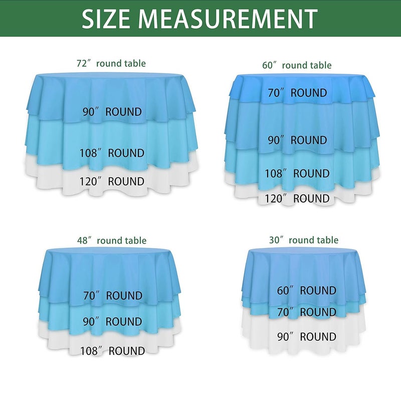 Obstal Obstal 210GSM Round Table Cloth  Oil-Proof Spill-Proof and Water Resistance Microfiber Tablecloth  Decorative Fabric Circular Table Cover for Outdoor and Indoor Use (Gold  108 Inch Diameter)  - Image 4