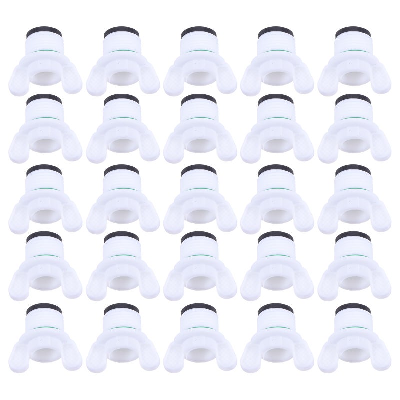 50pcs Threaded Hose Plugs White Pipe End Caps For Home Multi-Use Tubing Stoppers 1/2 Leak-Proof Hose Accessories - Image 1