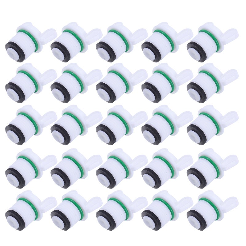 50pcs Threaded Hose Plugs White Pipe End Caps For Home Multi-Use Tubing Stoppers 1/2 Leak-Proof Hose Accessories - Image 4