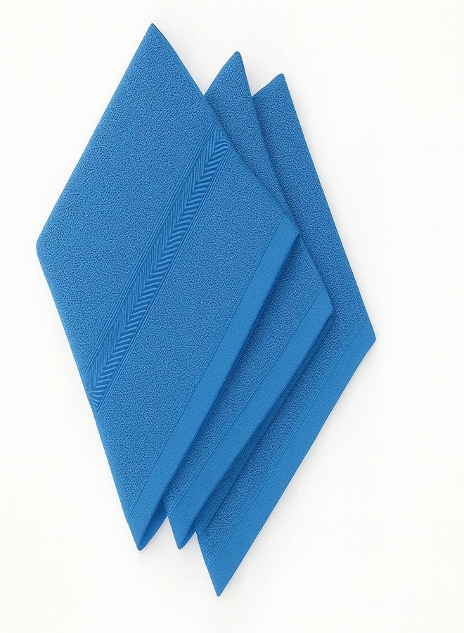 Dollar 100% Cotton Soft, High Absorben & Comfortable Face Towel 30 x 30 cm Face Towel (Pack of 3) - Image 2