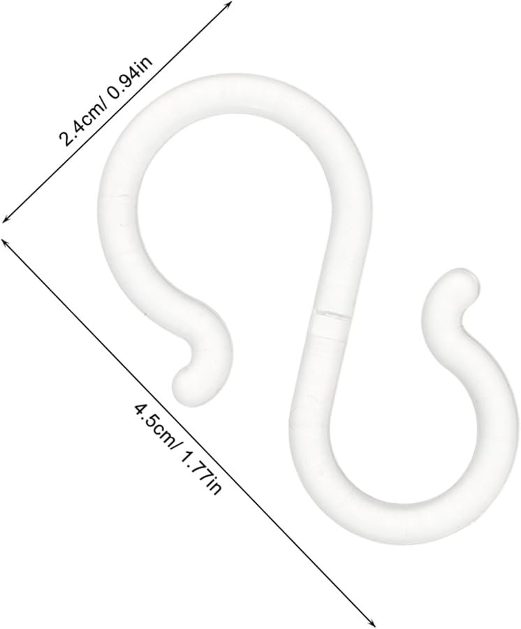 Unomor 20 قطعة من خطافات منظّم مقعد السيارة الثقيلة لتعليق السلال والشماعات توفير للمساحة باللون الأسود - Image 3