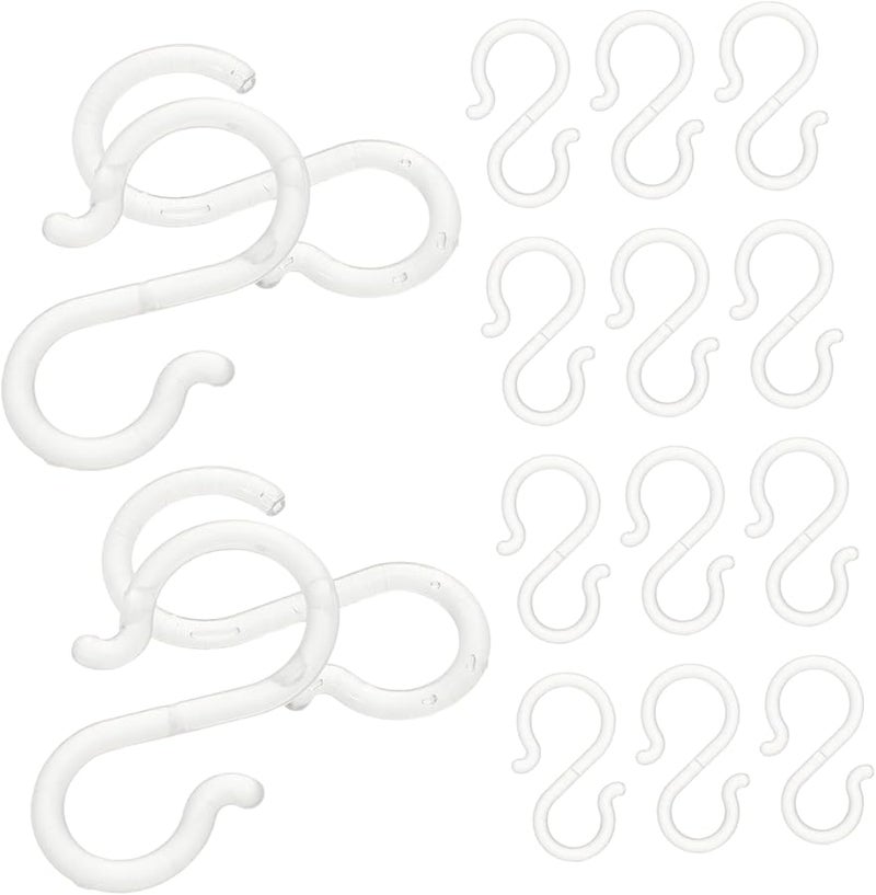 Unomor 20 قطعة من خطافات منظّم مقعد السيارة الثقيلة لتعليق السلال والشماعات توفير للمساحة باللون الأسود - Image 2