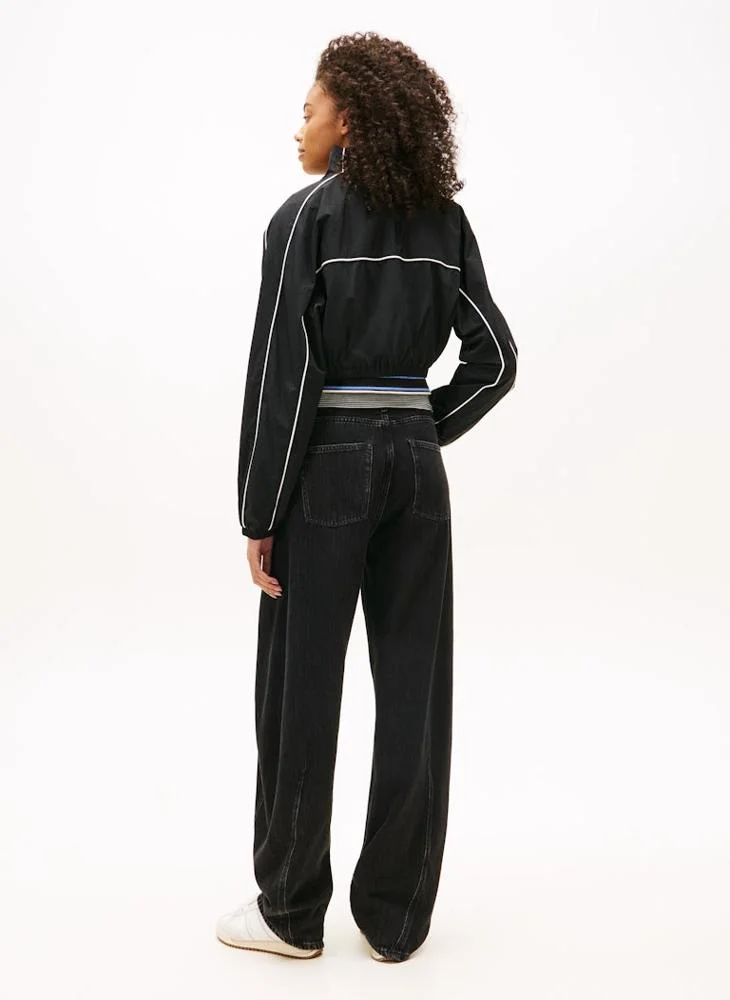 تومي جينز جاكيت تراك بشعار