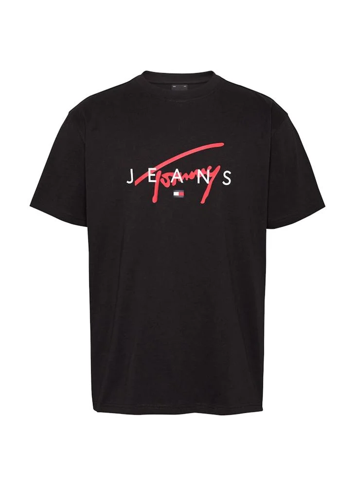 تومي جينز Logo Print T-Shirt