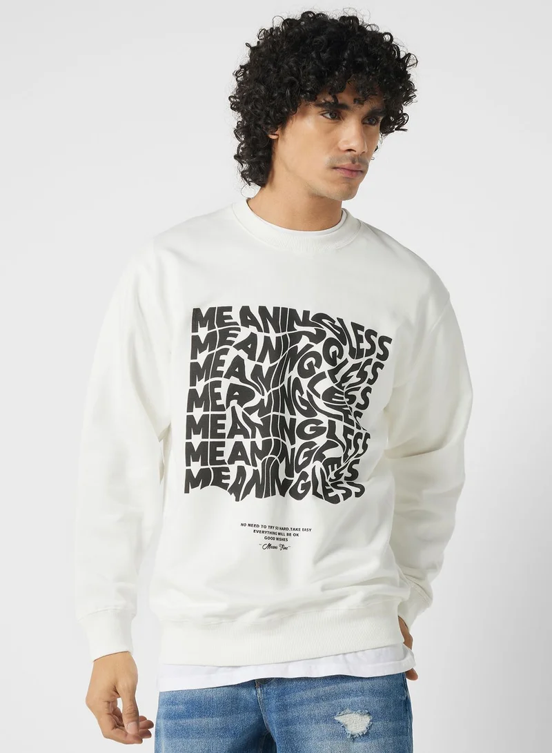OFF LIMITS Graphic Sweater