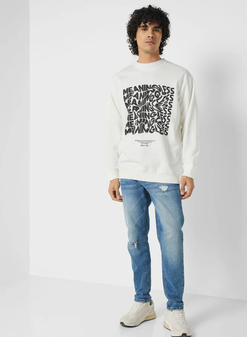 OFF LIMITS Graphic Sweater