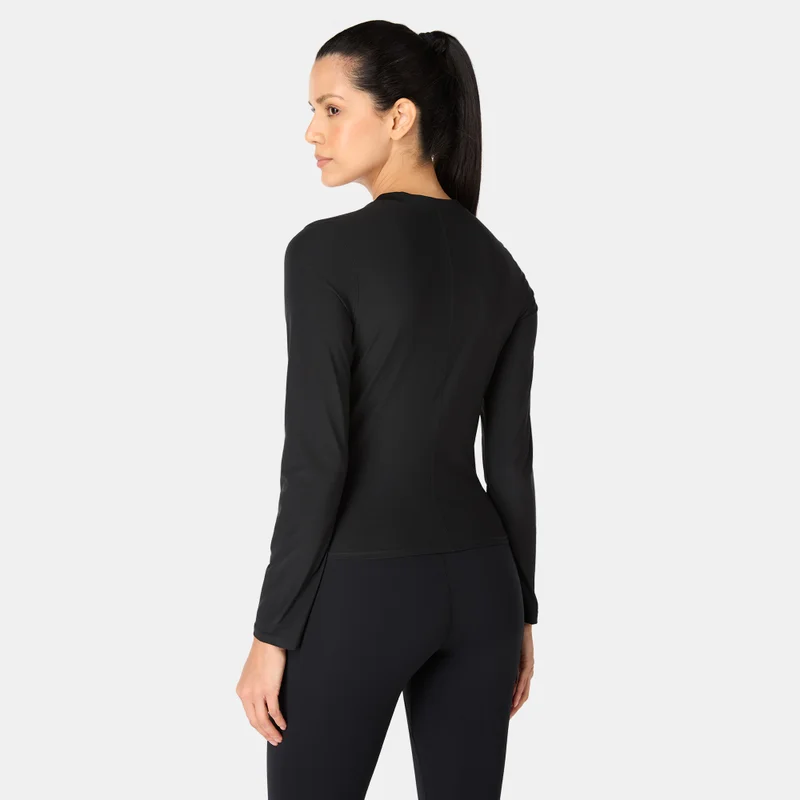 Nike Black Women's NikeCourt Advantage Dri-FIT Mid-Layer Tennis Top for Women | Best Price UAE