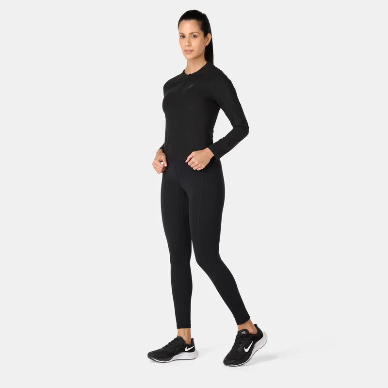 Nike Black Women's NikeCourt Advantage Dri-FIT Mid-Layer Tennis Top for Women | Best Price UAE