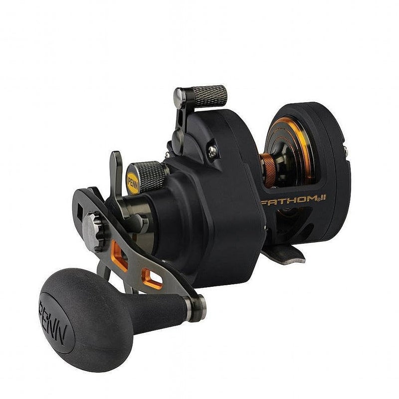 Penn Fathom II Star Drag Reel Size 15 Fishing Reel Right Handle Position Black Gold - Image 3