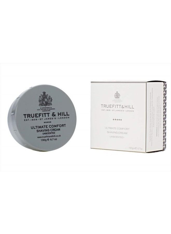 Truefitt & Hill Shave Cream Bowl - Ultimate Comfort | Smooth Glide to Protect Sensitive Skin, 6.7 ounces  - Image 1