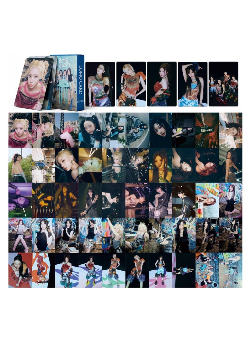 NIBEMINENT 55 Pcs Kpop AESPA Supernova Lomo Cards Card For Fans Collection Gifts - Image 2