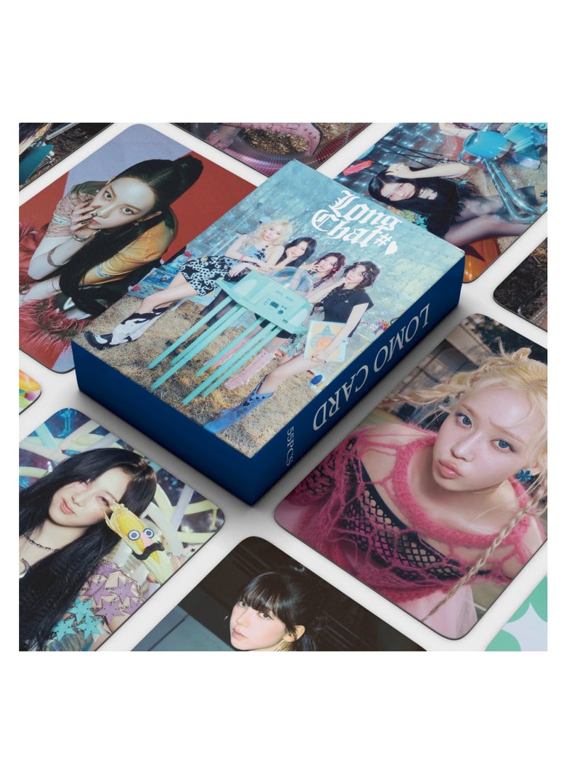 NIBEMINENT 55 Pcs Kpop AESPA Supernova Lomo Cards Card For Fans Collection Gifts - Image 1