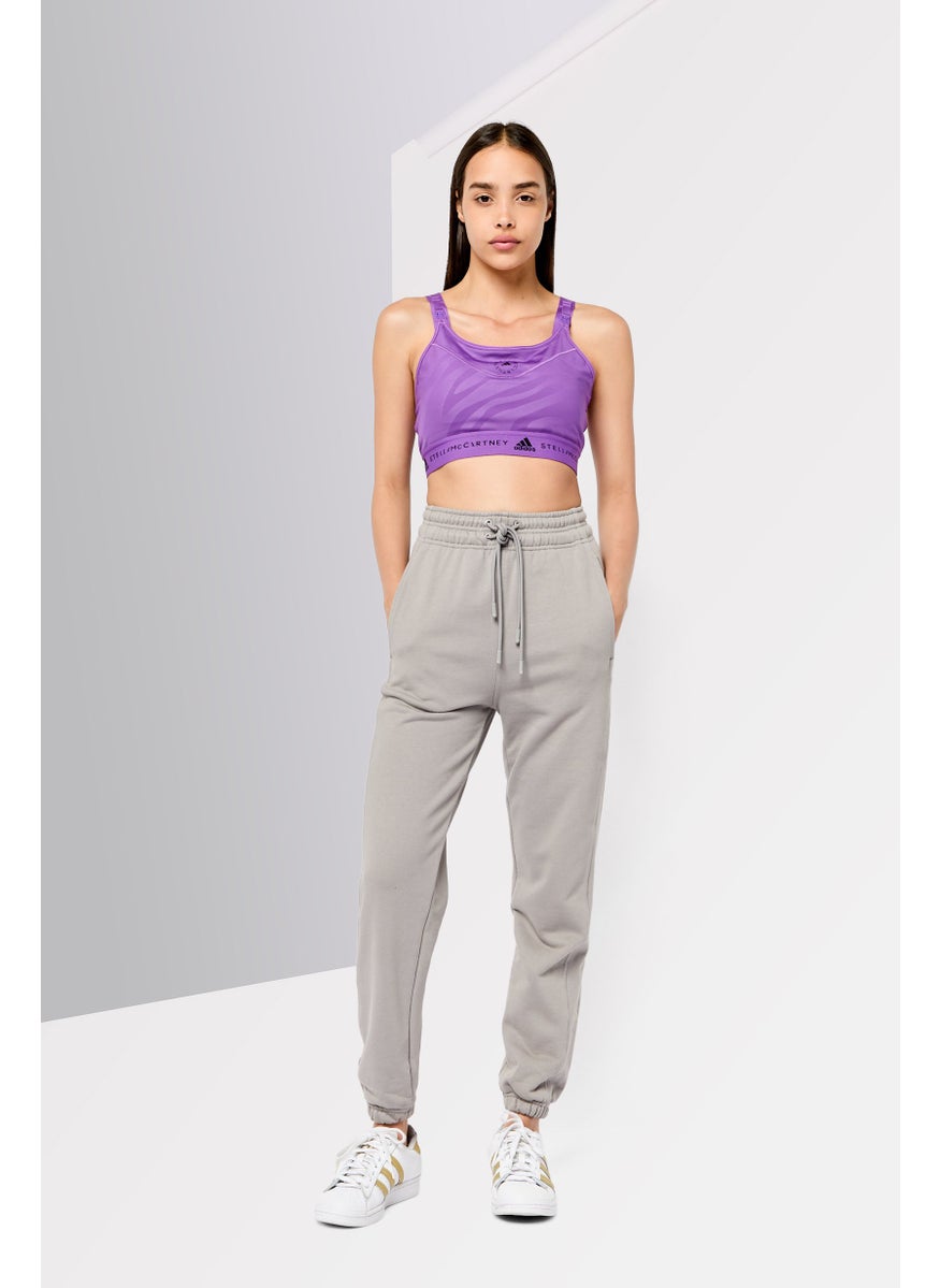Adidas Adidas x Stella McCartney Women Graphic Printed Padded Sports Bra, Purple  - Image 2