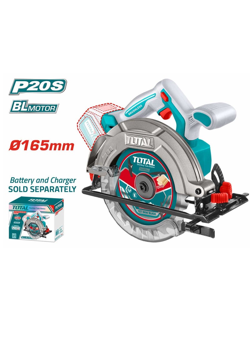 TOTAL 5.6" Cordless Chainsaw Without Battery & Charger (New) - TSLI1652 - Total