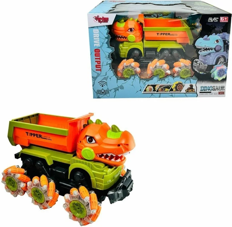 فارديم اوينجاك Vardem Toys YJ-078-4 Remote Control Sound and Light Dinosaur -Vardem