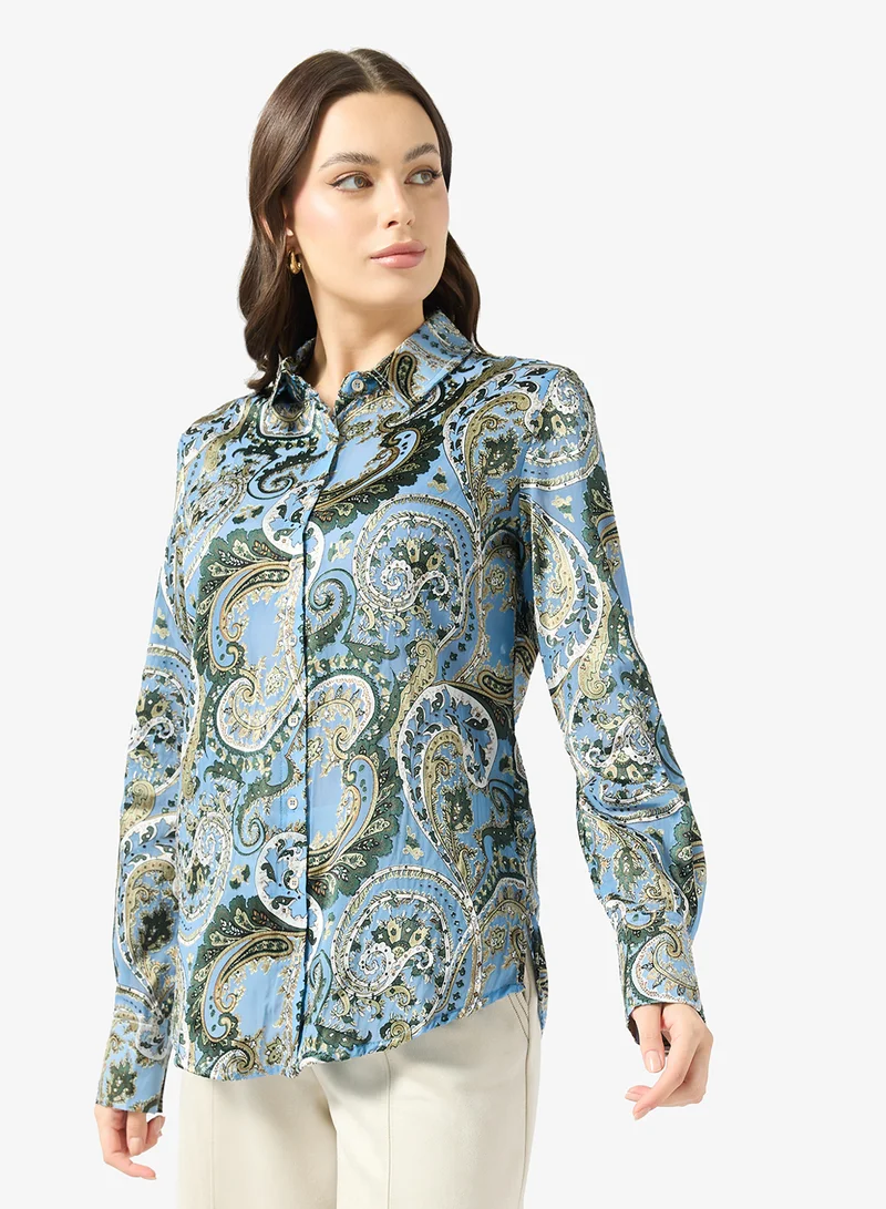 GUESS Long Sleeve Clarisse Oversize Shirt
