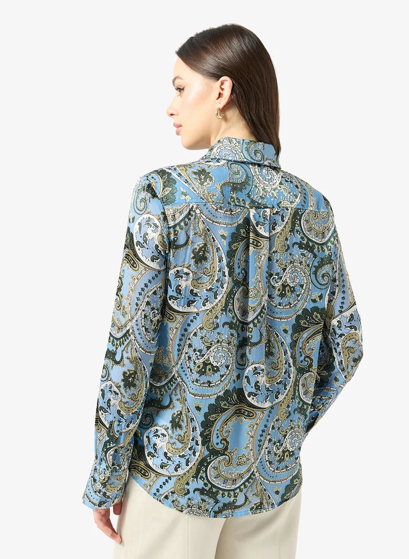 GUESS Long Sleeve Clarisse Oversize Shirt