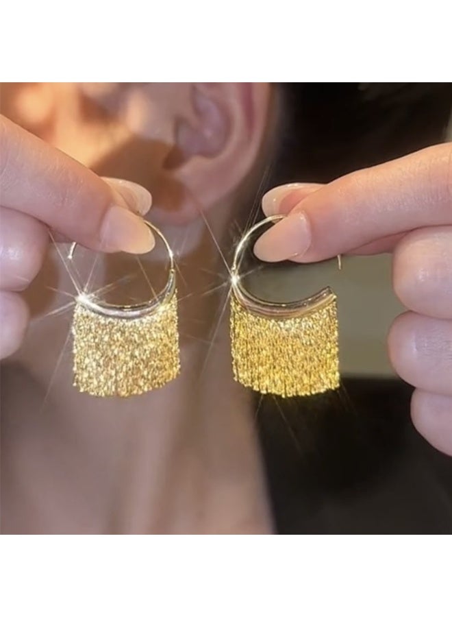 KUYING Trendy Design Earrings With A Sense Of Temperament And Atmosphere