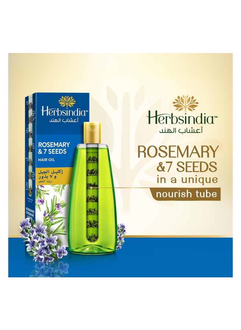 Rosemary & 7 Herbal Seeds Hair Oil With Nourish Tube Makes Hair Longer & Shinier Silicone & Paraben Free 280ml - pzsku/ZC70207F44C03C8720DA7Z/45/_/1739027320/04cd1e69-83e0-4ace-af62-df5798d3eb57