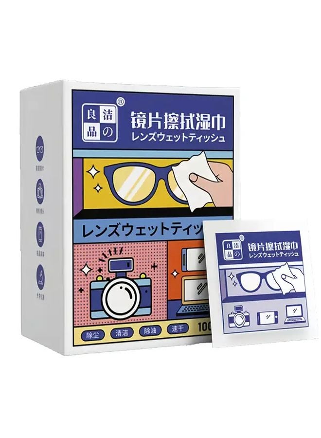 مناديل مبللة قابلة للتخلص منها ومحمولة 100 قطعة للتنظيف متعدد الأغراض لشاشة الهاتف - Image 5