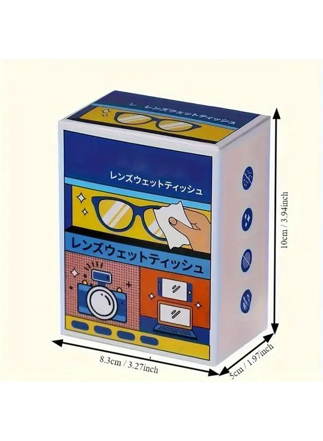 مناديل مبللة قابلة للتخلص منها ومحمولة 100 قطعة للتنظيف متعدد الأغراض لشاشة الهاتف - Image 3