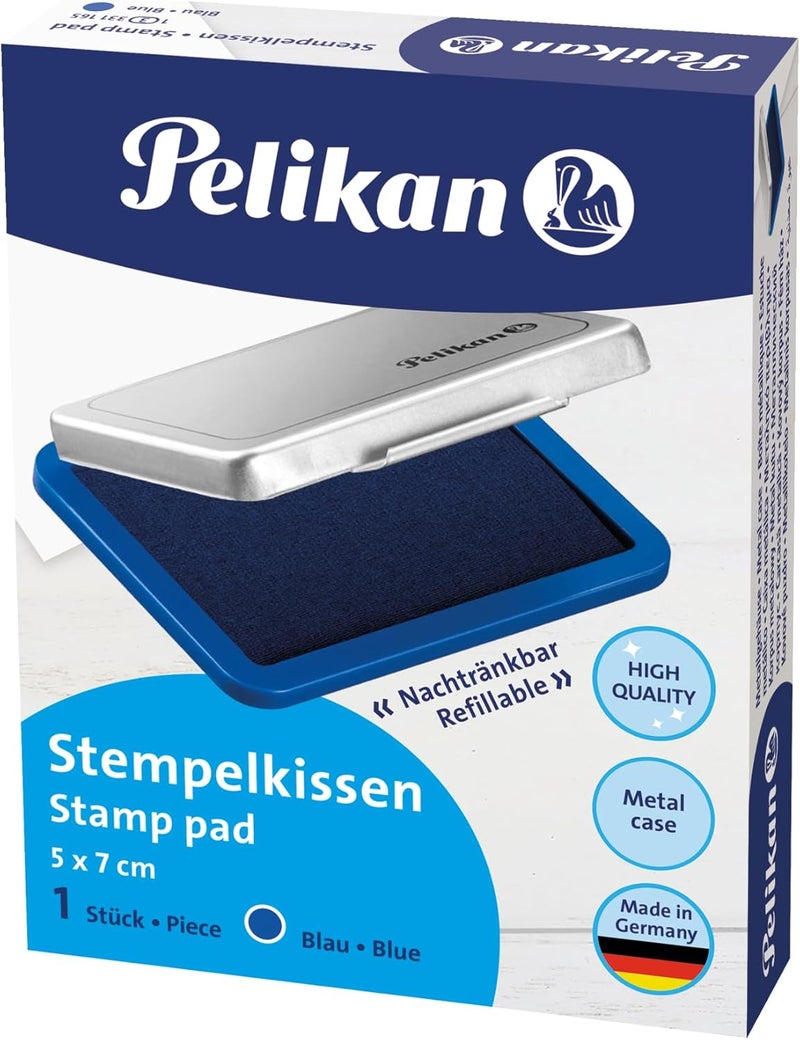 Pelikan Metall-Stempelkissen Stempelkissen 3 Blau Metall - Image 3