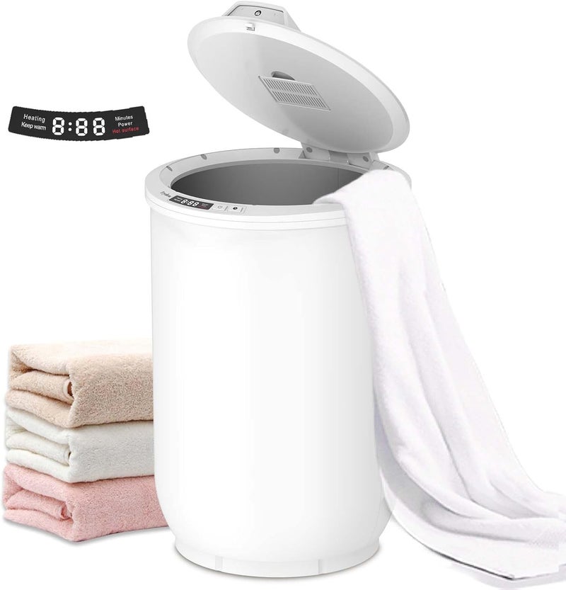 Trydow Ultra Large Capacity Towel Warmer Bucket, Rapid Heating with Timer, One-Button Digital Display Control, Safety Lock, Gifts for Him & Her, Auto Shut-Off, Fits 2 Large, Blankets, Bathrobes, PJ's - Image 1