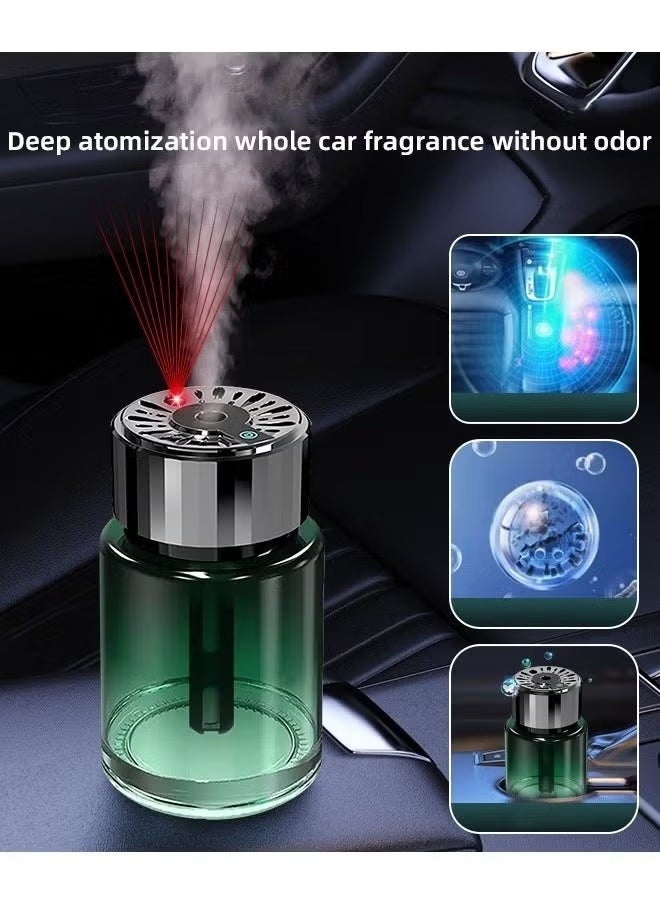 ELTRAZONE New Arrival 2024 Car Fragrance – Intelligent Car Air Freshener with LED Light | 150ml Long-Lasting Vehicle Perfume Spray | Stylish Dashboard Scent Diffuser for Odor Elimination & Pleasant Driving Experience | Smart Scent Dispenser for All Car Interiors  - Image 3