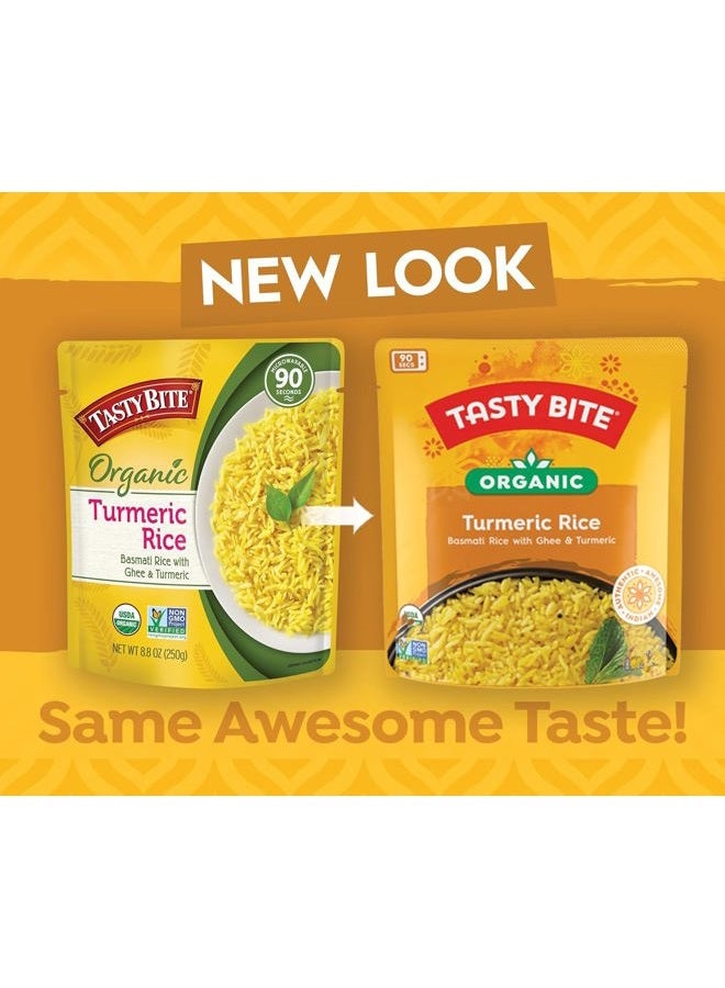 Tasty Bite TASTYBITE Organic Turmeric Rice, 8.8 OZ - Image 3