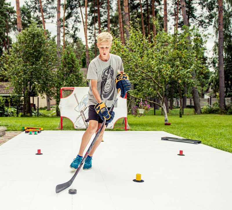 Hockey Revolution Lightweight Stickhandling Training Aid, Equipment for Puck Control, Reaction Time & Coordination - Light, Portable & Adjustable - Drill Cones - Image 3