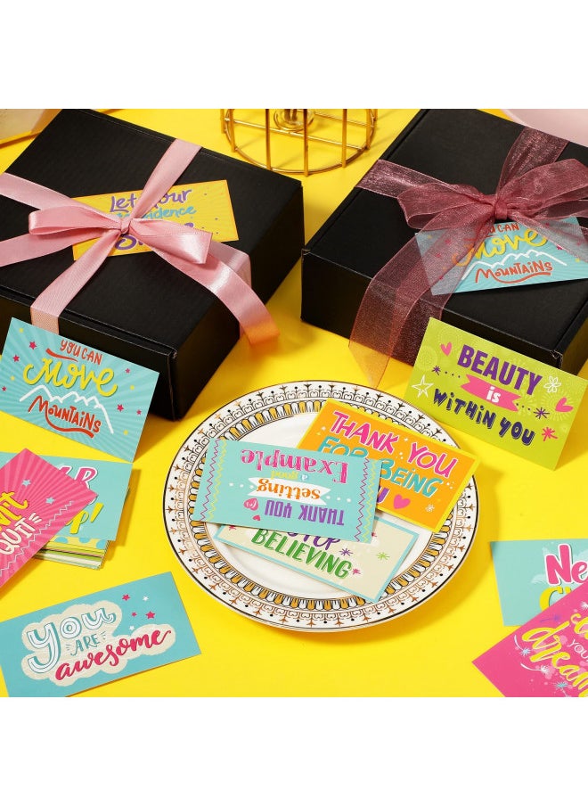 Outus 120 Pcs Motivational Encouragement Quote Cards Inspirational Kindness Appreciation Gratitude Business Cards Encouragement Mini Note Cards for Student Kids Teachers, 30 Styles (Fresh Style)