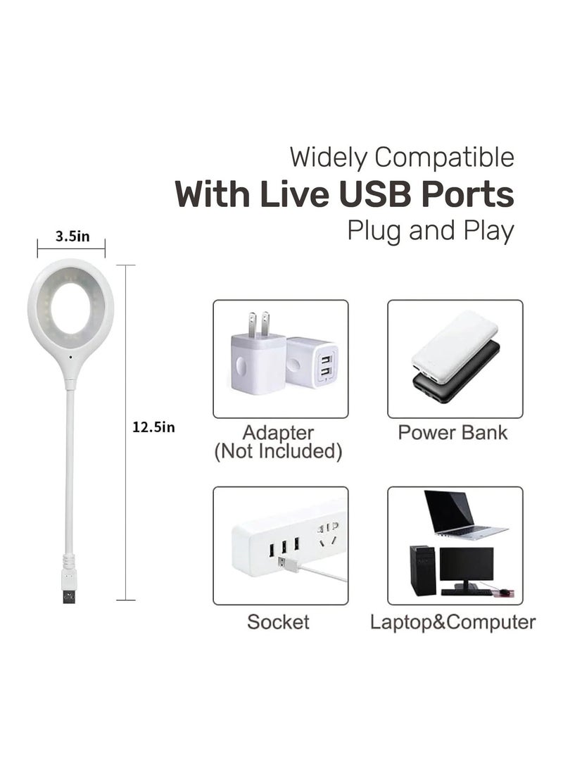 USB Voice Control Night Light,Smart Voice Controll LED Lamp, Bathroom, Hallway, Nursery, Kitchen, Car,Camping Tent, working |No APP Needed| Plug and use. - Image 2