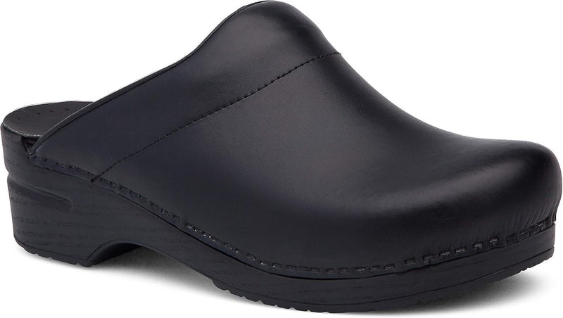 Dansko Men's Karl Box Leather Clog Shoes - Black, Size 8.5-9 - Image 2