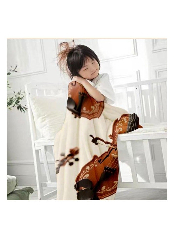 general Children's or student cartoon flannel thin blanket (warm and comfortable, suitable for sleep, games) 100cm*150cm - 7 - Image 1