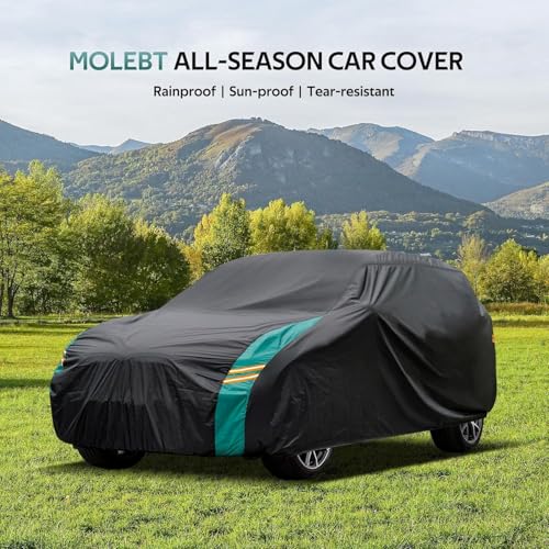 Molebt SUV Car Cover Custom Fit for Mazda CX5 CX-5 CX50 CX-50 (2012-2025), Waterproof All Weather for Automobiles, Outdoor Full Cover with Windproof Clip Straps. - Image 5