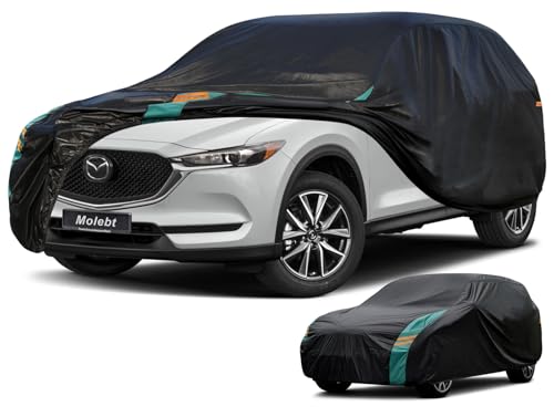 Molebt SUV Car Cover Custom Fit for Mazda CX5 CX-5 CX50 CX-50 (2012-2025), Waterproof All Weather for Automobiles, Outdoor Full Cover with Windproof Clip Straps. - Image 1