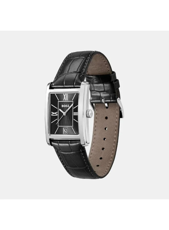 BOSS Quartz analog Watch  with Leather Strap