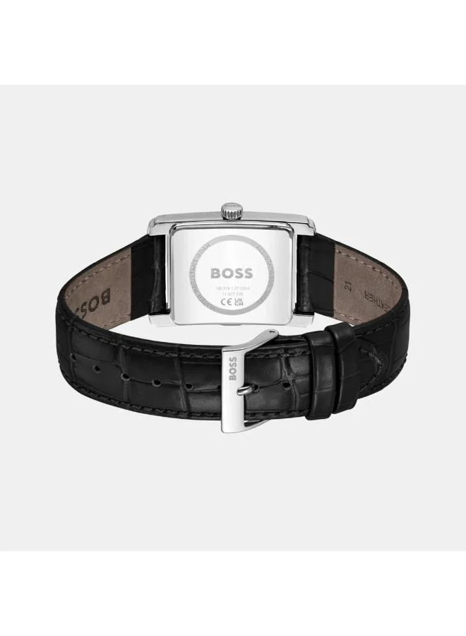 BOSS Quartz analog Watch  with Leather Strap