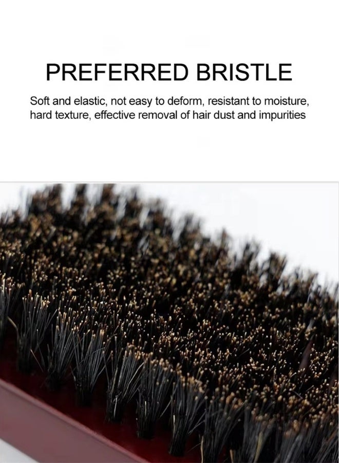 Glowudz Glowudz Wooden Handle Beard Brush For Men Boar Bristle Hairbrush for Thin Soft Hair  - Image 2
