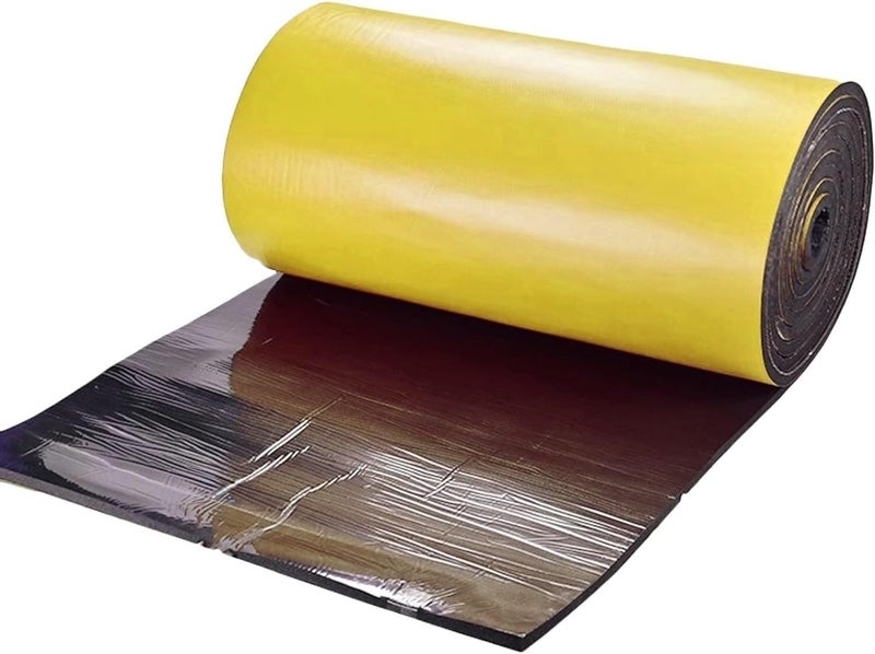 MekUk Garage Wall Protector Car Door Protector Bumper Body Guard, Self Adhesive Rubber Foam Wall Padding, Proofing Car Door Wall Protector Collision for Parking Garages(Yellow,3m) - Image 1