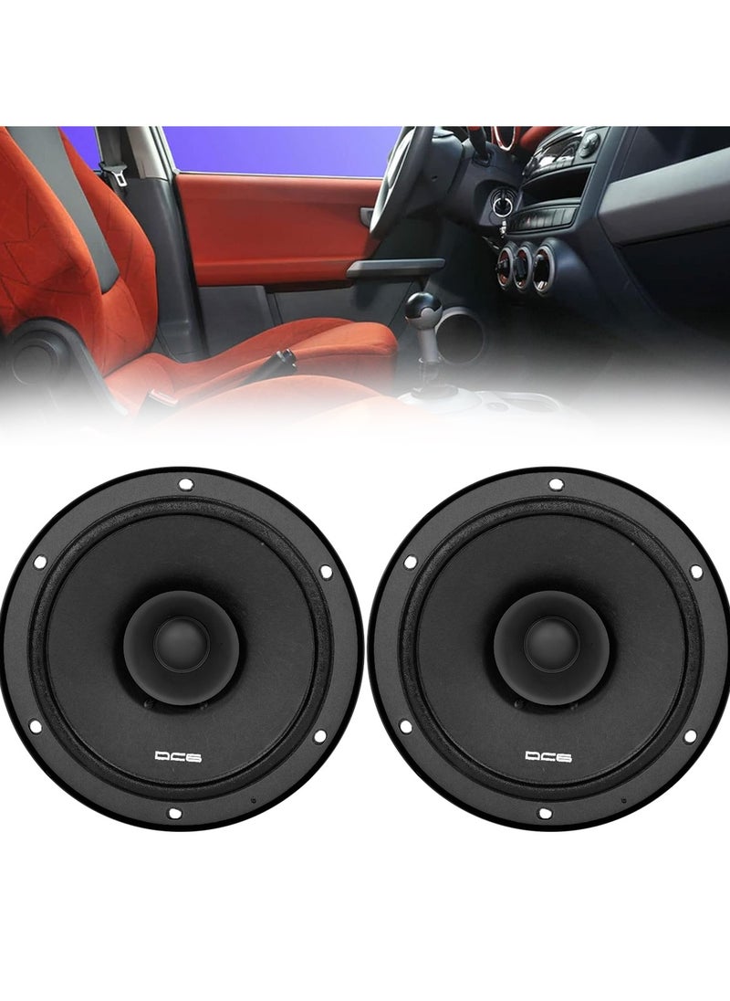 Generic - VEXTRON DC6 6-Inch Dual Cone Car Speaker 2 Pcs Set - 90dB 80W/320W Max Power High-Performance Audio, Dynamic Bass, Loud and Clear Sound Speaker - Image 1